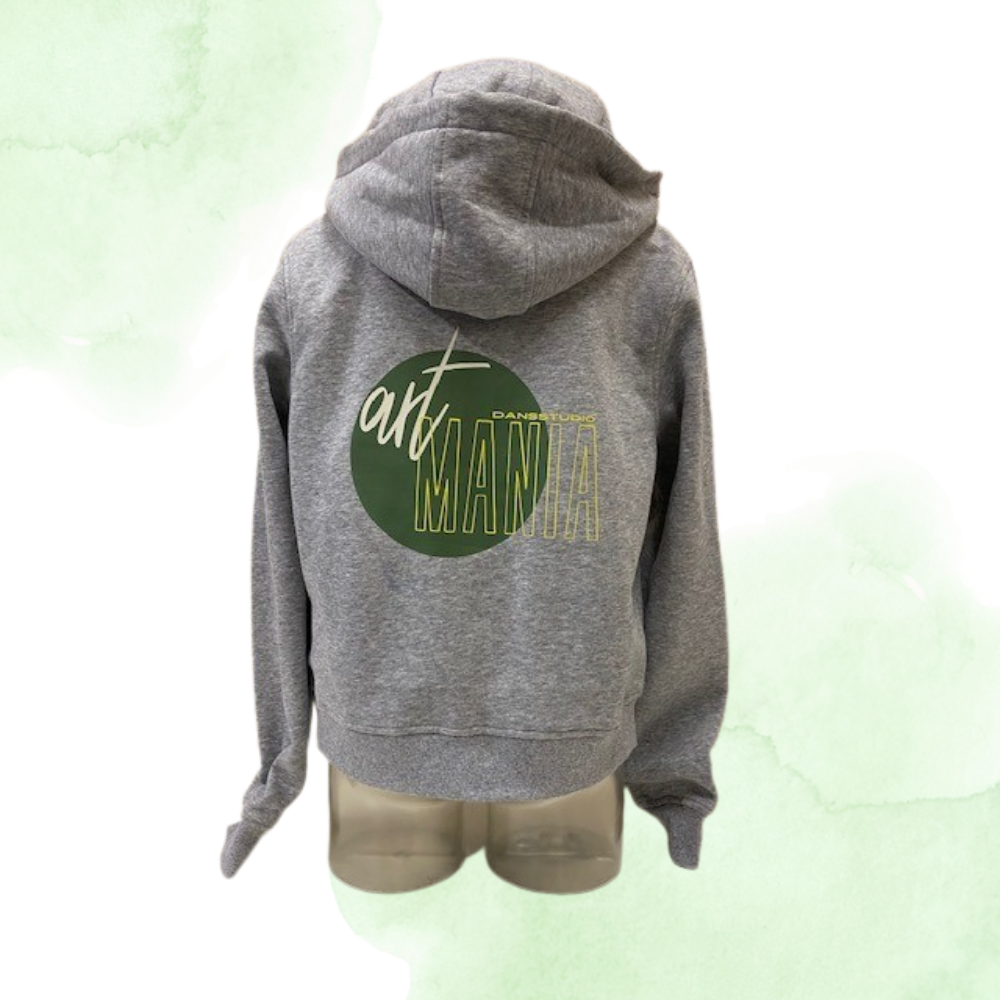 Cropped Hoodie - Art Mania - Kids - Lichtgrijs