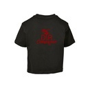 Cropped T-shirt - DR Compagnie - Kids - Zwart