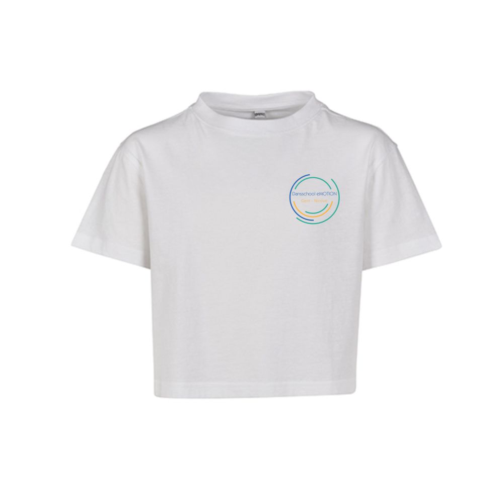 Cropped T'shirt - eMotion - Kids - Wit