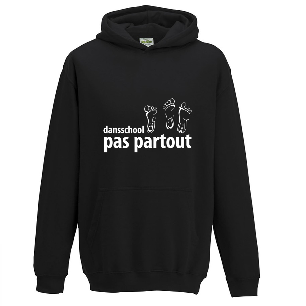 Hoodie - Pas Partout - Kids - Zwart