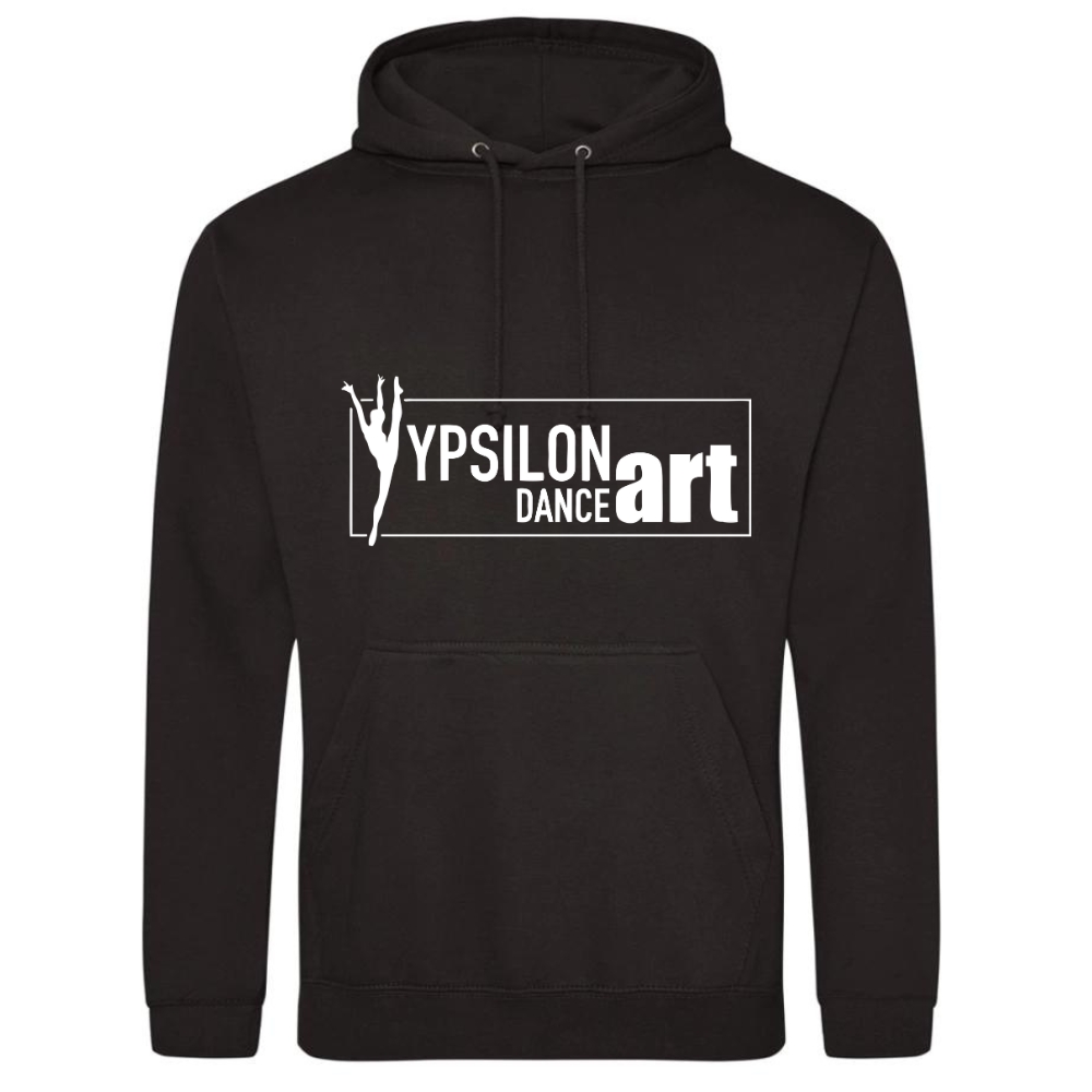 Hoodie - Ypsilon - Volwassenen - Zwart
