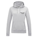Hoodie - Happy Gym - Dames - Grijs
