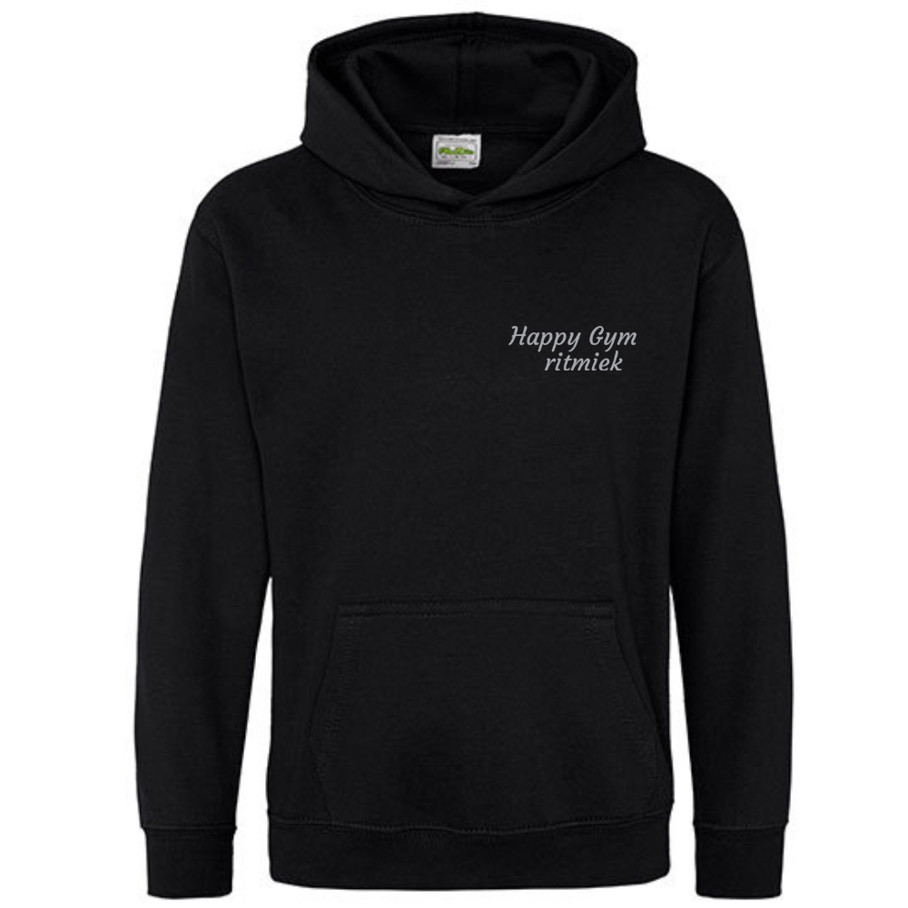 Hoodie - Happy Gym - Kids - Zwart