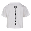Cropped T-shirt - Ocho - Meisjes - Wit