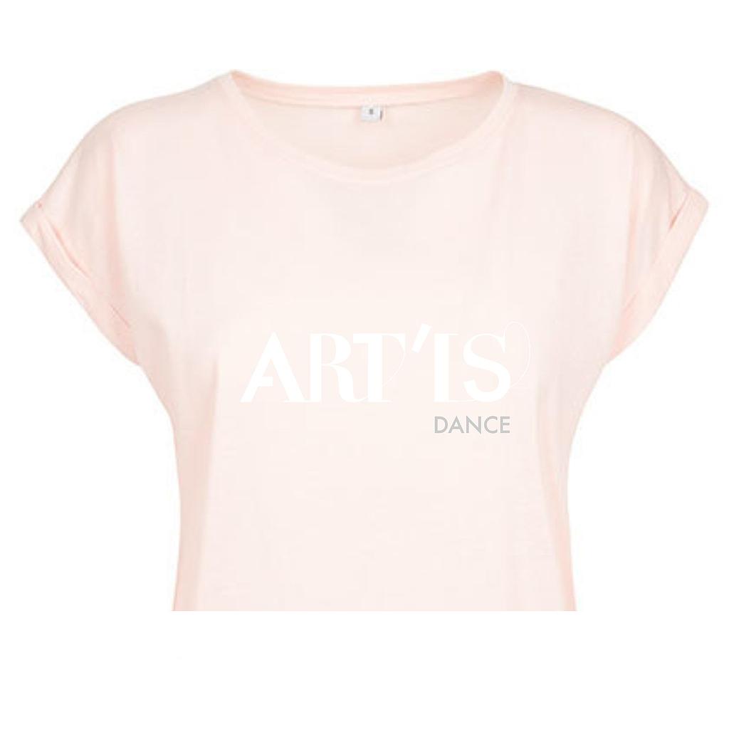 Korte t-shirt - Art'is - Dames - Roze