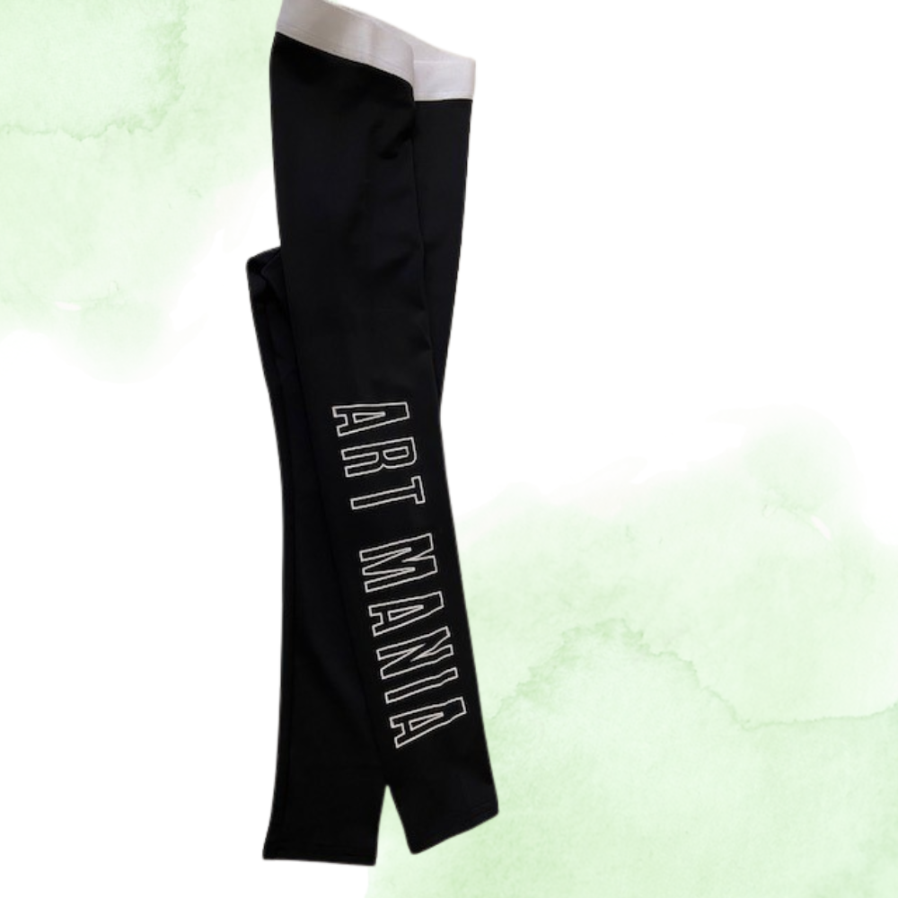 Legging - Art Mania - Kids - Zwart/Wit
