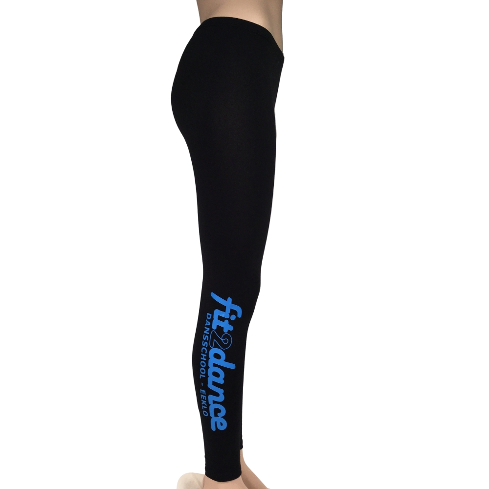 Legging - Fit2dance - Volwassenen - Zwart