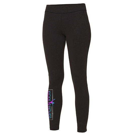 Legging - Kickx N Moves - Volwassenen - Zwart