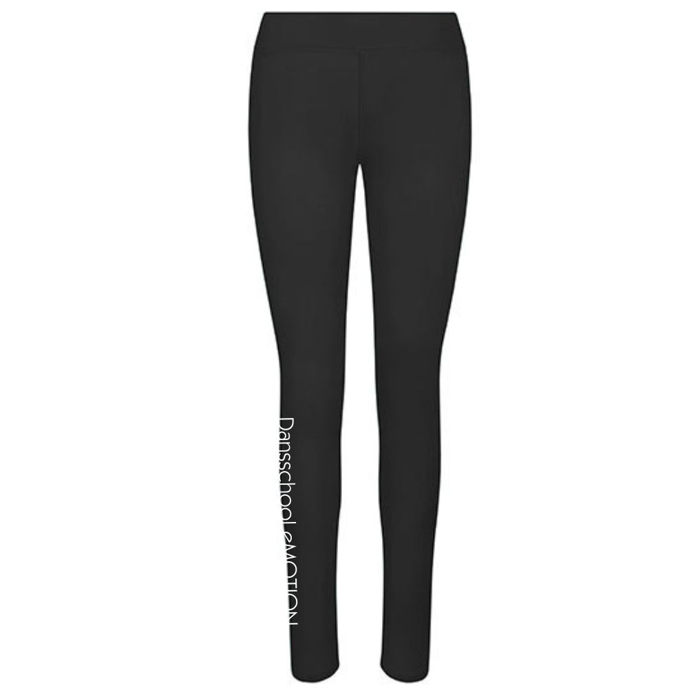 Legging bredere tailleband - eMotion - Volwassenen - Zwart