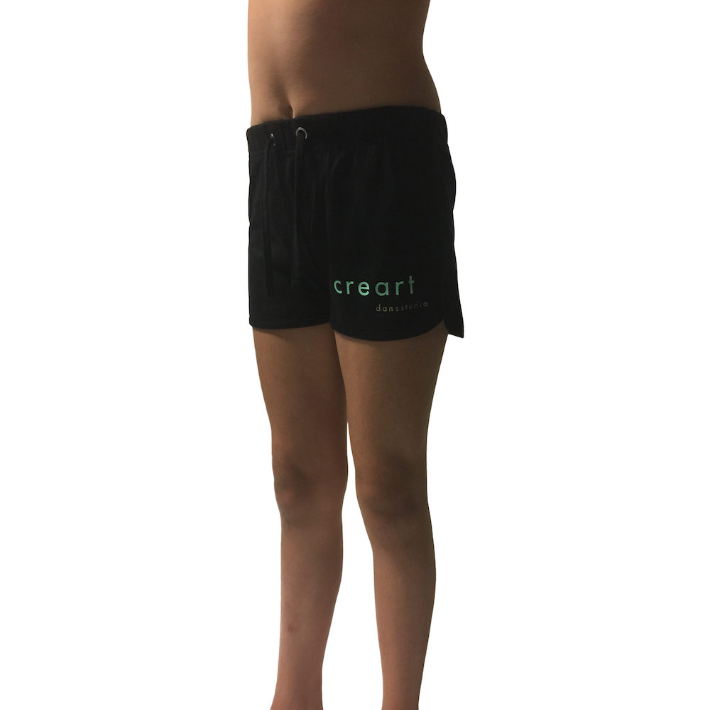 Retro Short - Dansstudio Creart - Kids - Zwart/Zwart