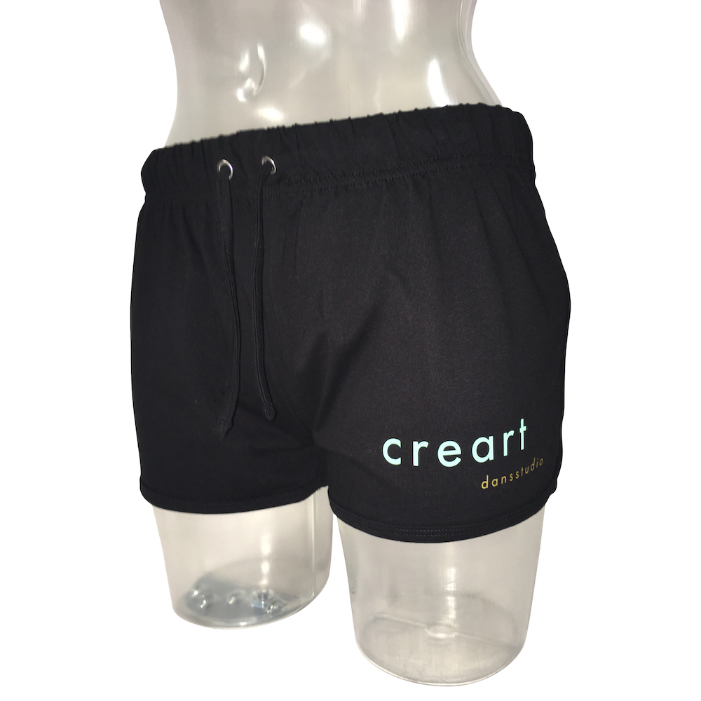 Retro short - Dansstudio Creart - Dames - Zwart/Zwart