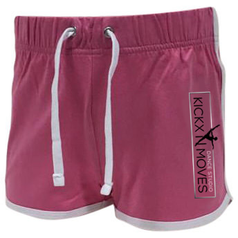 Shortje - Kickx N Moves - Kids - Roze/Wit