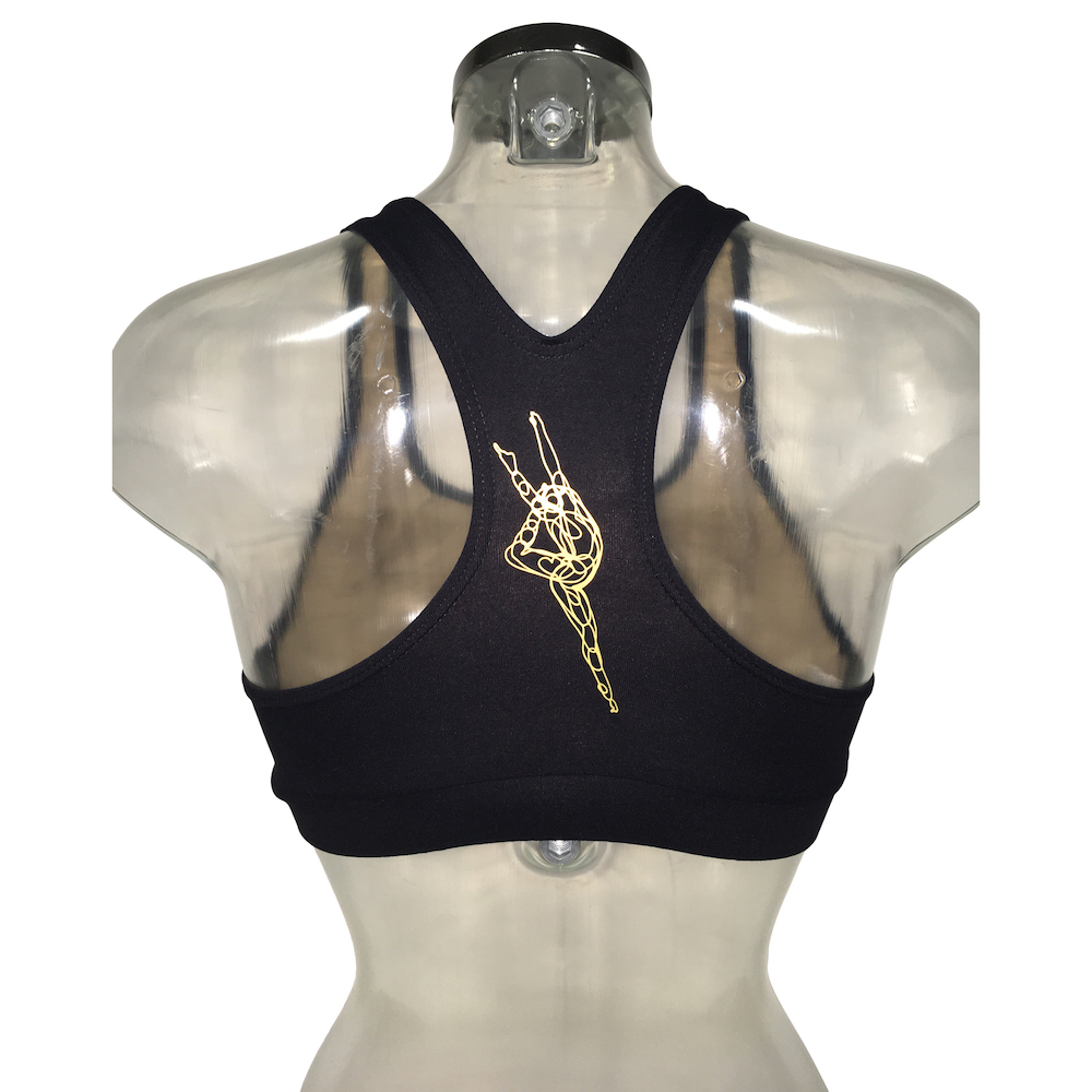 Sporttop - Dansstudio Creart - Volwassenen - Zwart