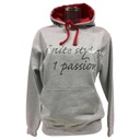Hoodie - Izegemse Dansacademie - Volwassenen - Grijs/Rood