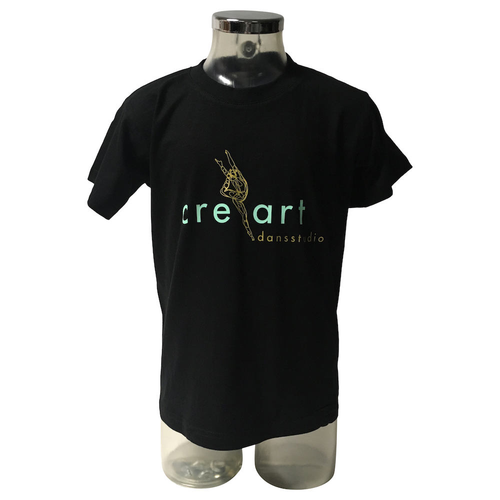 T-shirt - Dansstudio Creart - Kids - Zwart