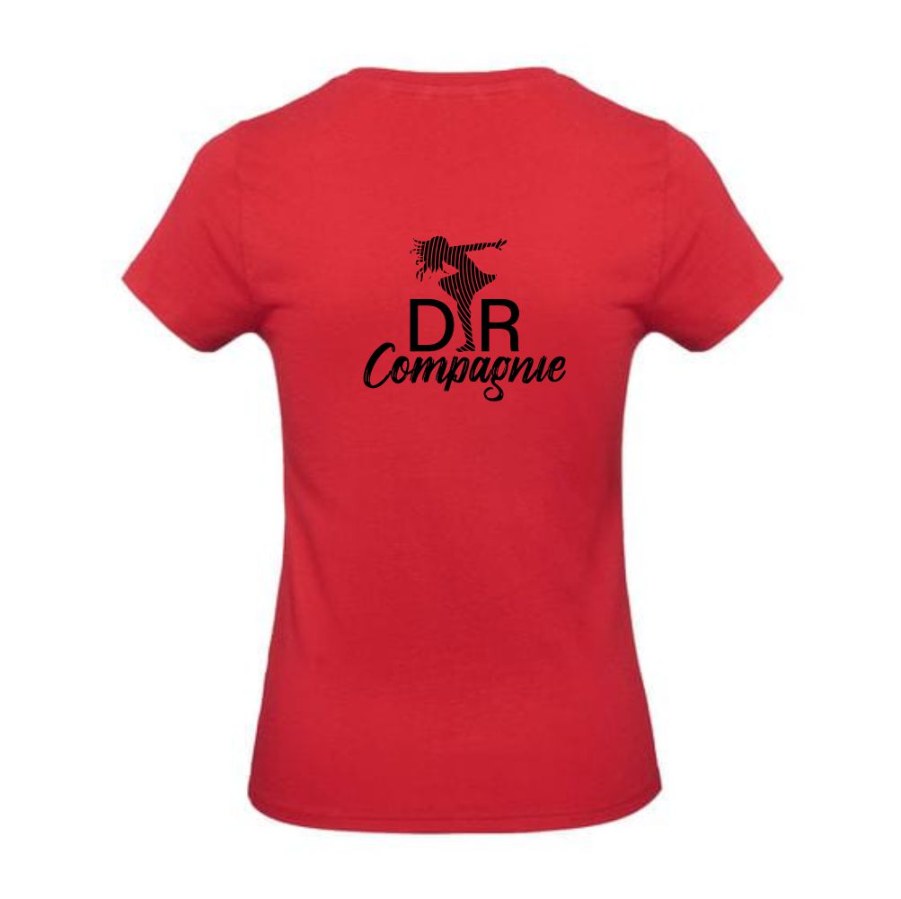 T-shirt - DR Compagnie - Dames - Rood
