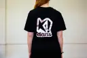 Volwassenen - T-shirt - K!dans - Zwart met K!Dans Rosé goud