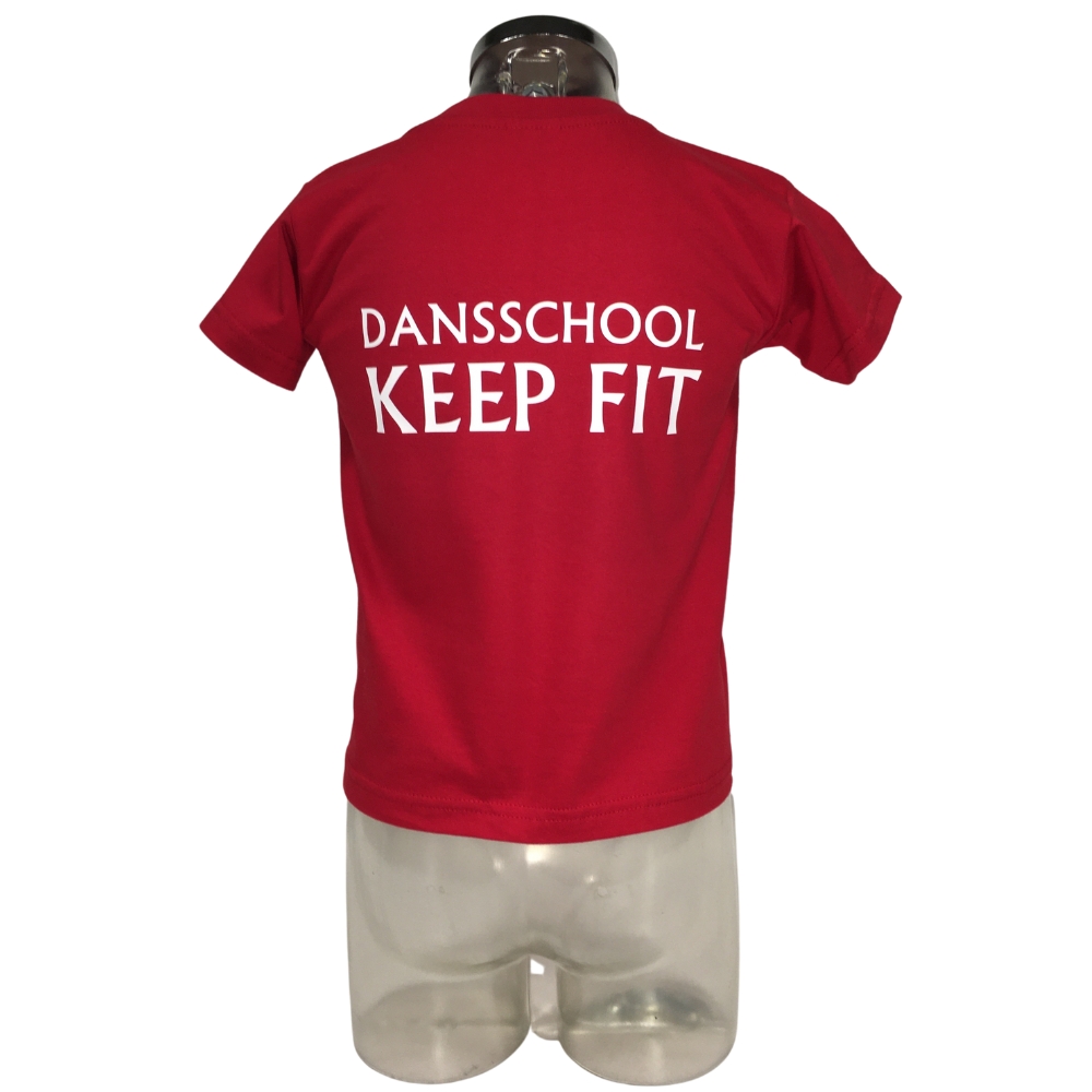 T-shirt - Keep Fit - Jongens - Rood
