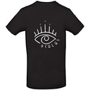 T-shirt 'Oculus' - Jedagro - Volwassenen - Zwart 