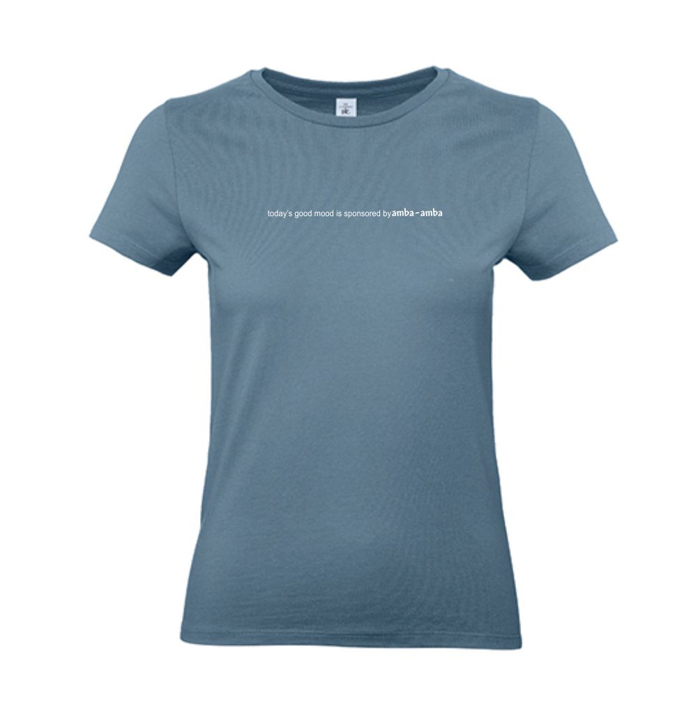 T-shirt - Amba-Amba - Dames - Stone Blue