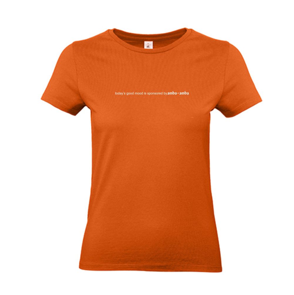 T-shirt - Amba-Amba - Dames - Urban Orange 