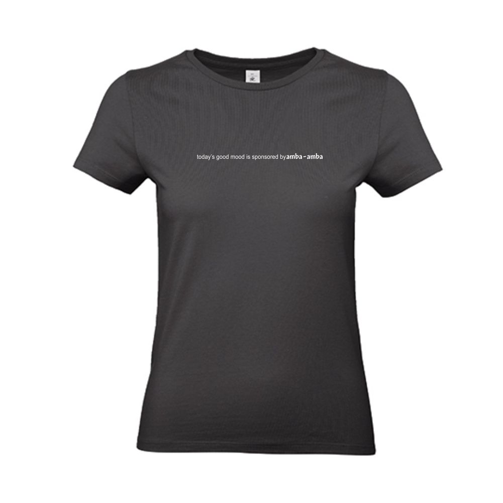T-shirt - Amba-Amba - Dames - Used Black 