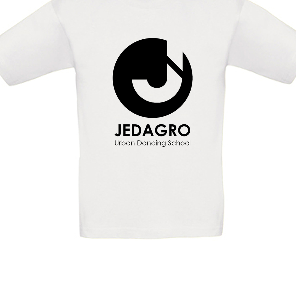 T-shirt - Jedagro - Kids - Wit