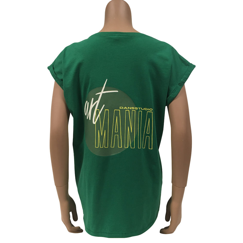 Losse t-shirt - Art Mania - Dames - Groen