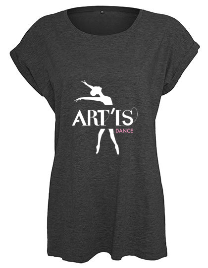 Losse t-shirt - Art'is - Dames - Donkergrijs