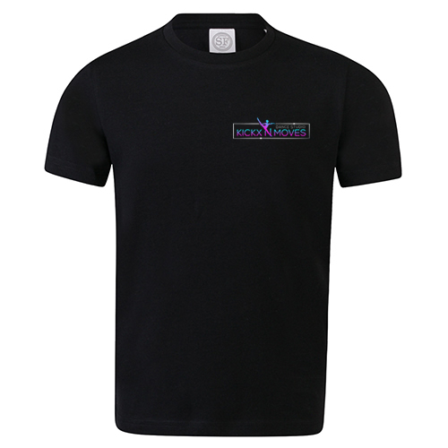 T-shirt - Kickx N Moves - Kids - Zwart