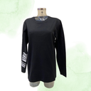 T-shirt lange mouwen - Art Mania - Volwassenen - Zwart