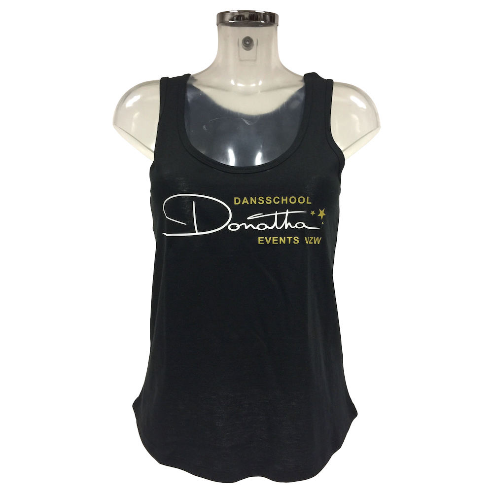 Topje - Donatha  - Dames - Zwart