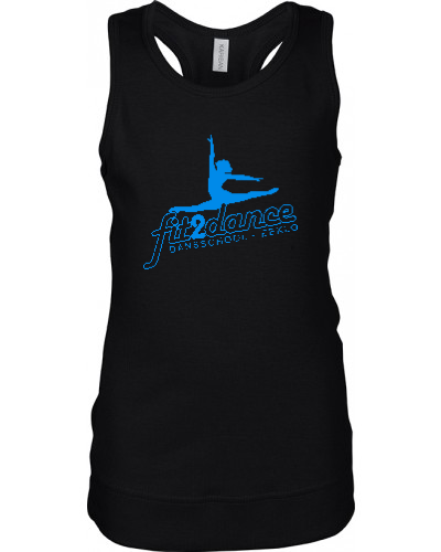Topje - Fit2Dance - Kids - Zwart