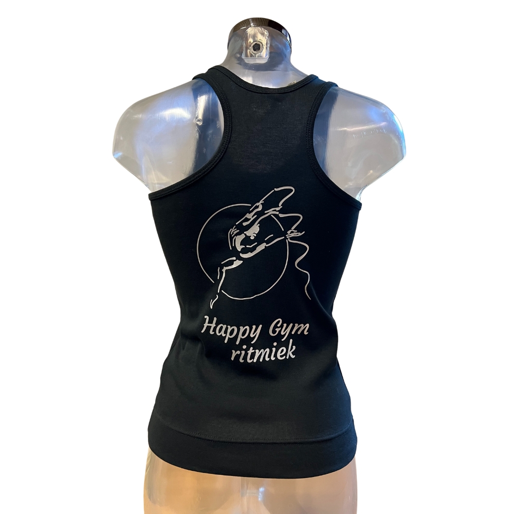 Topje - Happy Gym - Kids - Zwart