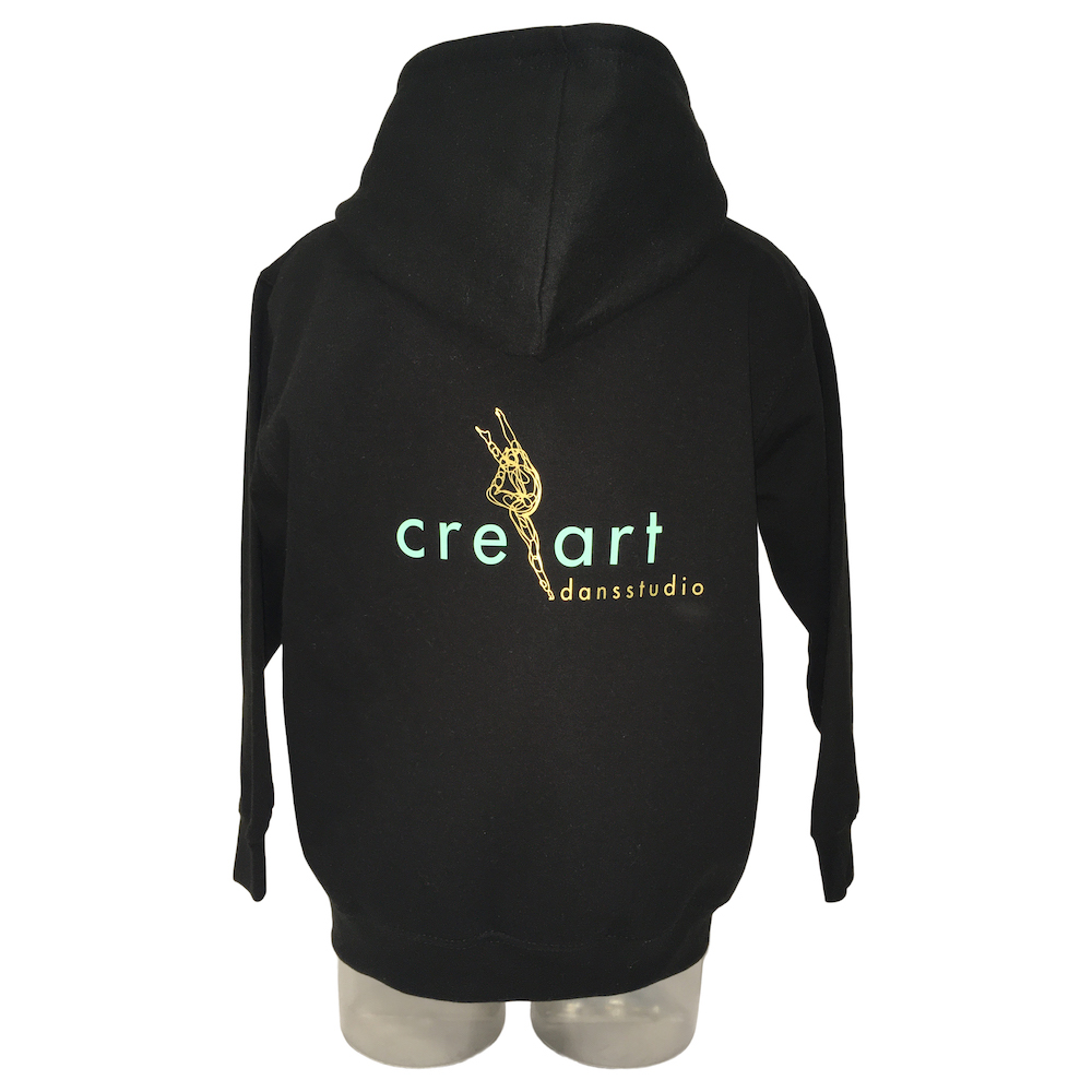 Zoodie met naam - Dansstudio Creart - Kids - Zwart