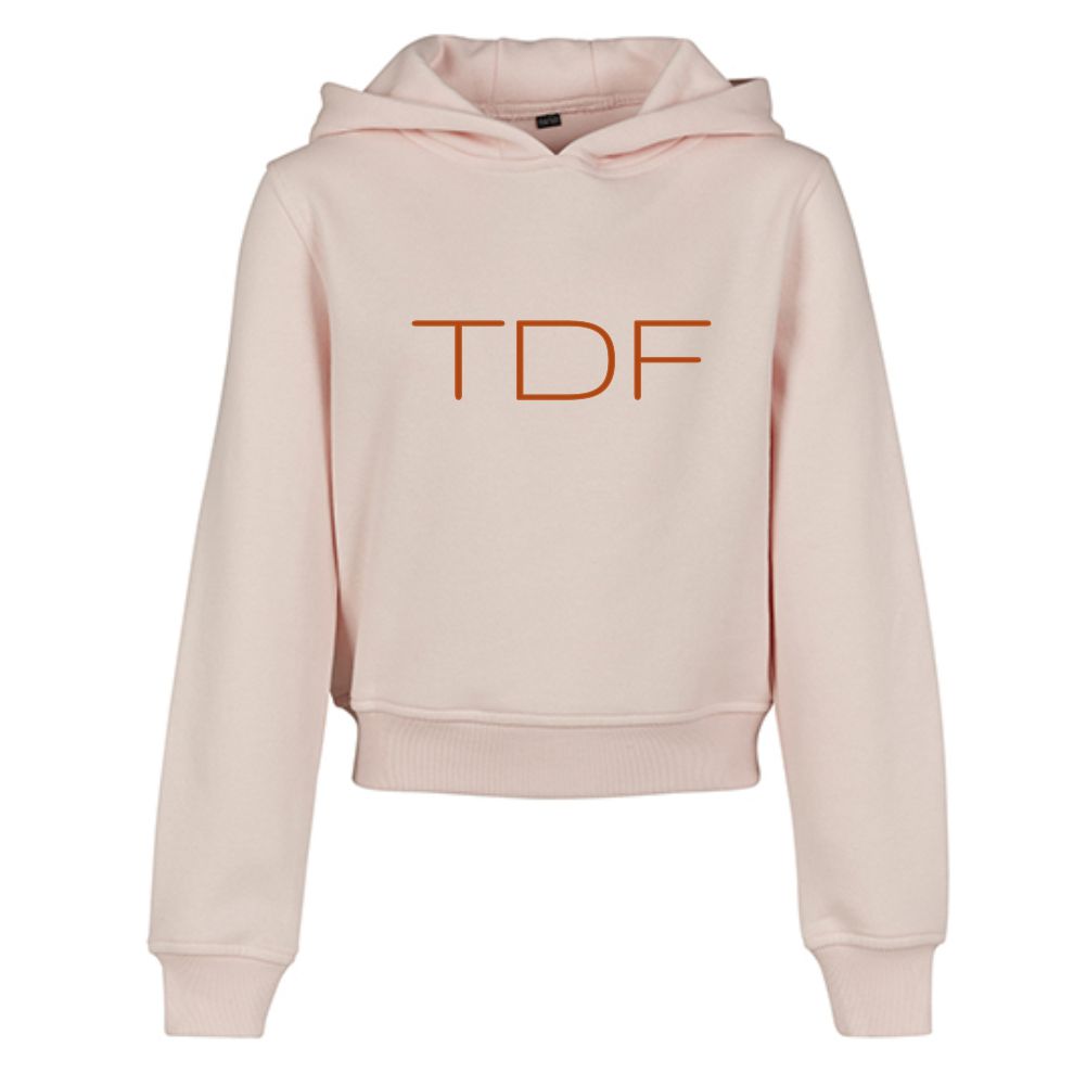 Cropped Hoodie - TDF - Meisjes - Roze