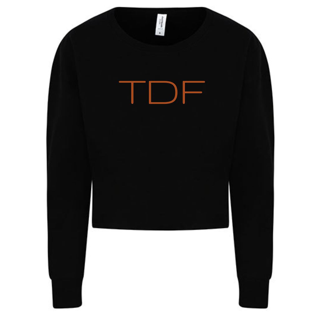 Cropped sweater - TDF - Dames - Zwart