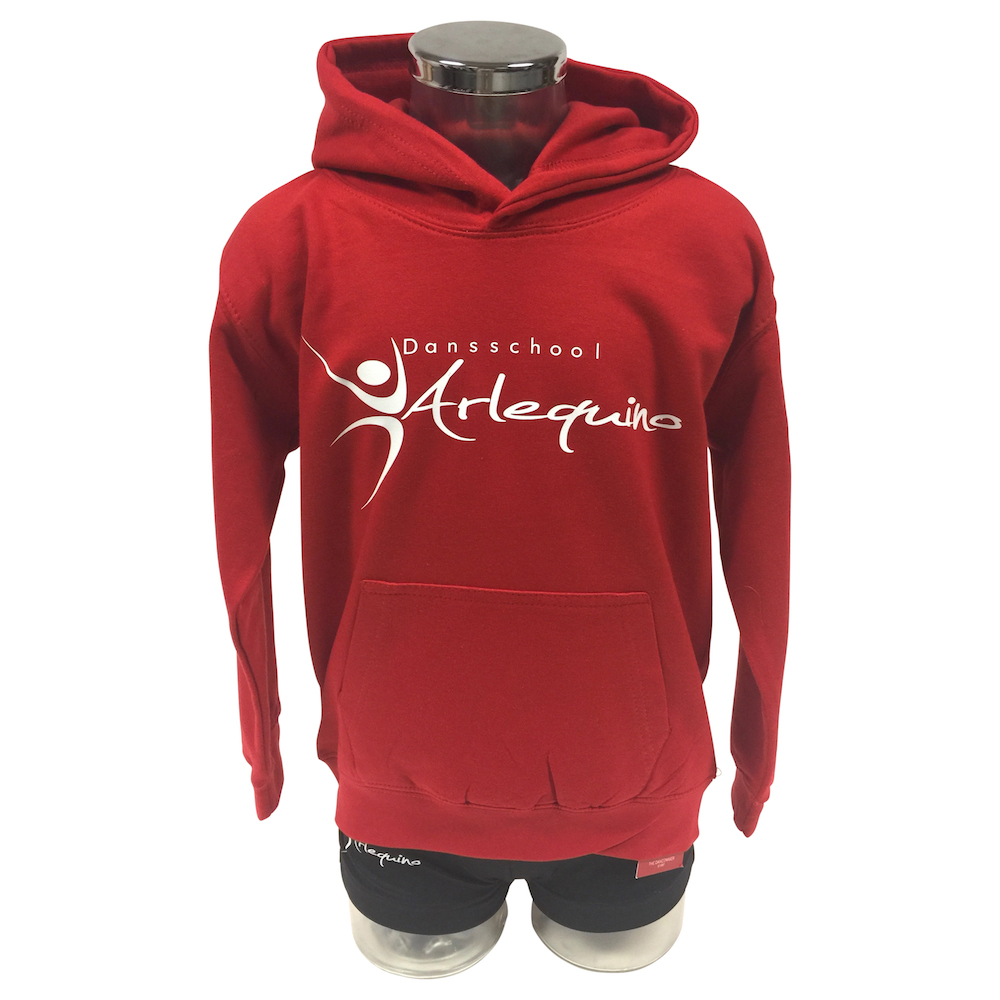 Hoodie - Arlequino - Kids - Rood