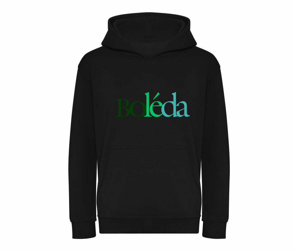 Hoodie - Boleda - Kids - Zwart