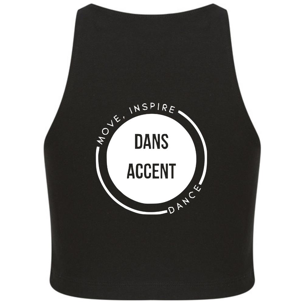 Crop top - Dansaccent - Kids - Zwart