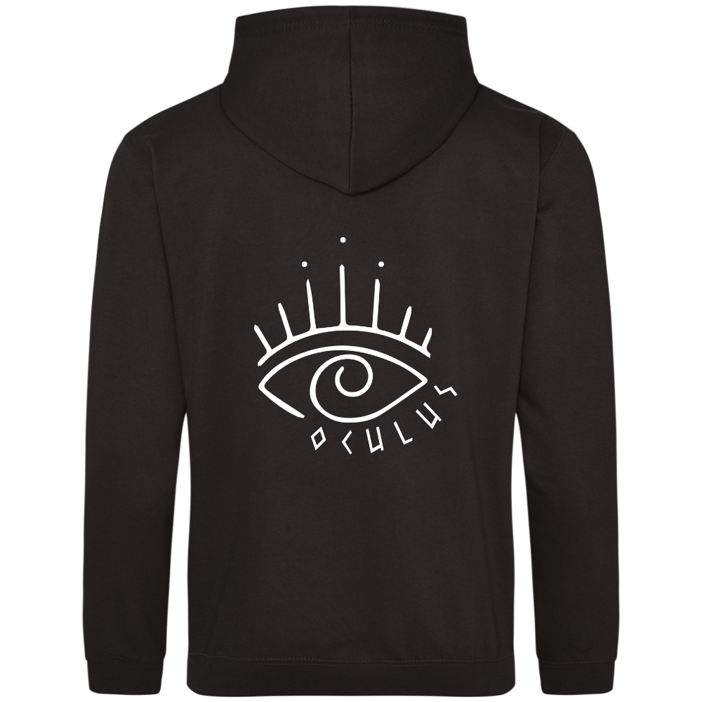 Hoodie 'Oculus' - Jedagro - Volwassenen - Zwart