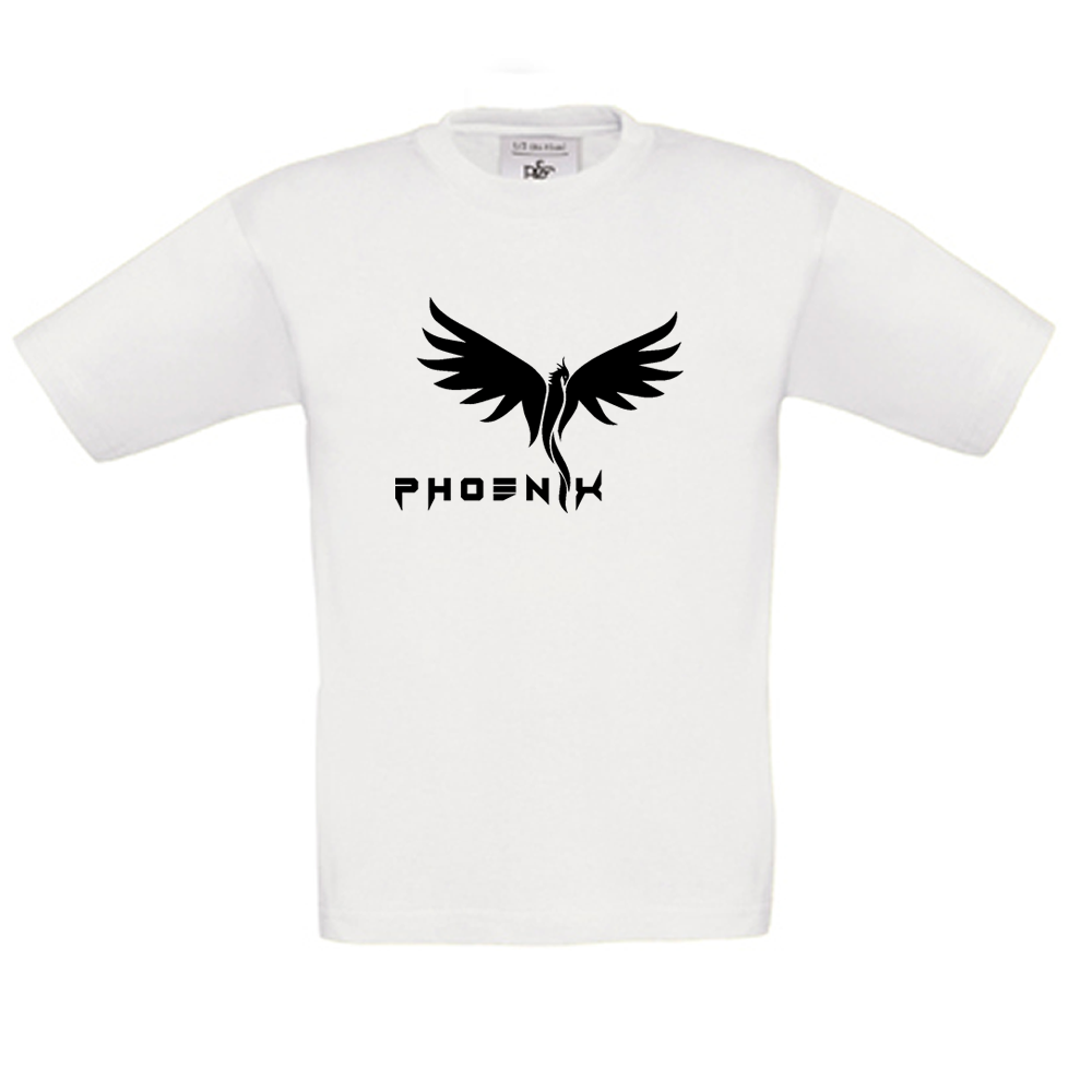 T-shirt  'Phoenix' - Jedagro - Kids - Wit