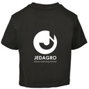 Cropped T-shirt - Jedagro - Kids - Zwart