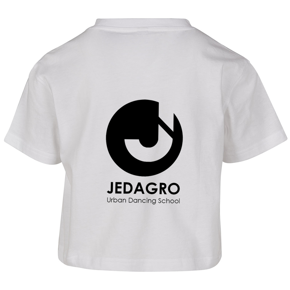 Cropped T-shirt - Jedagro - Kids - Wit