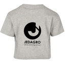 Cropped T-shirt - Jedagro - Kids - Grijs