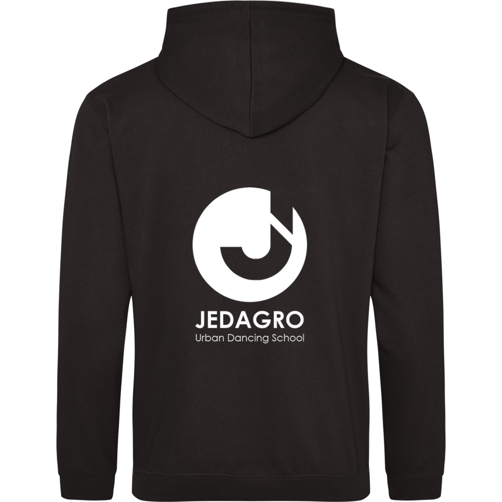 Hoodie - Jedagro - Kids - Zwart