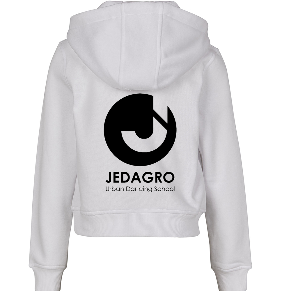 Cropped Hoodie - Jedagro - Kids - Wit