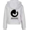 Cropped Hoodie - Jedagro - Kids - Wit