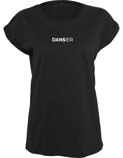 T-shirt - Dansier - Dames - Zwart