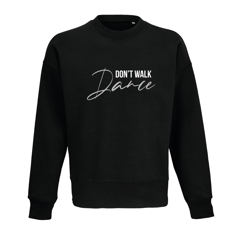 Sweater 'Don't walk, Dance' - Volwassenen - Zwart 